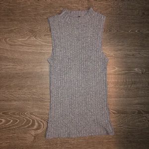 Ribbed turtleneck top